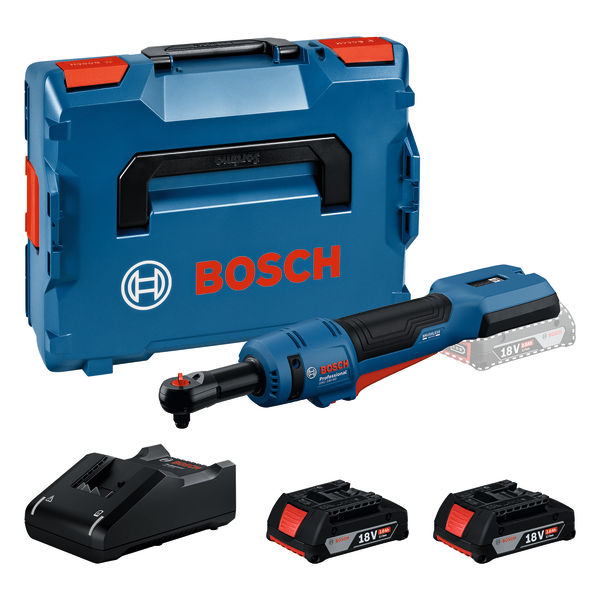 Акумулаторна тресчотка Bosch GRC 18V-60, 18 V, 60 Nm, 3/8″ , с батерии, зарядно и куфар